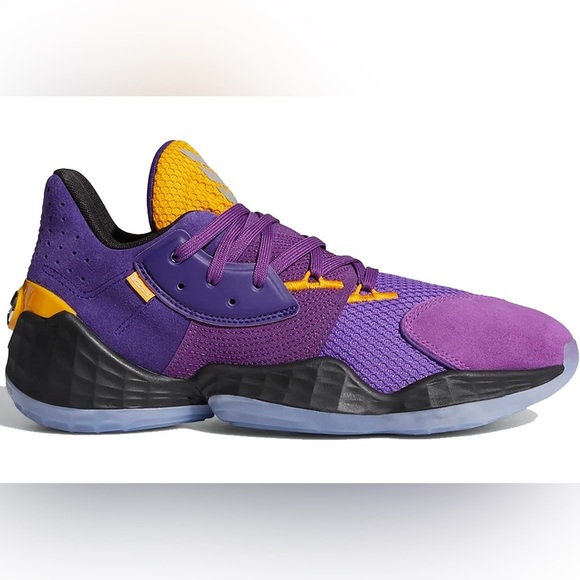 Adidas Harden Vol. 4 Su Casa Mi Casa Mens Size 8 Los Angeles Lakers - Picture 1 of 12
